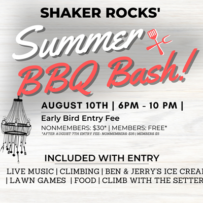 Shaker Rocks' Summer BBQ Bash